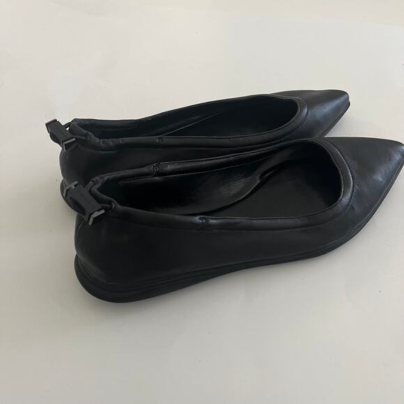 Vince Camuto 'Bendreta' Women's 8.5M Pointy Toe Leather Ballet Flat Comfortable - Picture 6 of 9